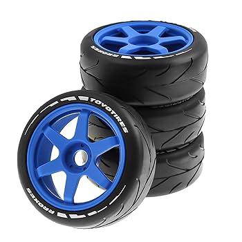 ラジコンドリフトタイヤホイール Amazon | Chanmoo 1/8 RCオンロードタイヤとハードプラスチック